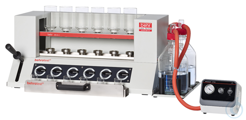 EN6-V behrotest filtration unit for the det. of dietary fibre 6 sample positions