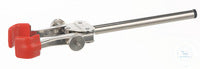 Retort clamp standard Laboral, finger, with PVC, d=8-30mm