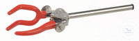 Retort clamp 3-prongs Laboral/PVC, d=12-100mm