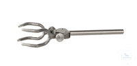 Retort clamp 4-prongs 18/10, Steel/Silicone, d=35-100