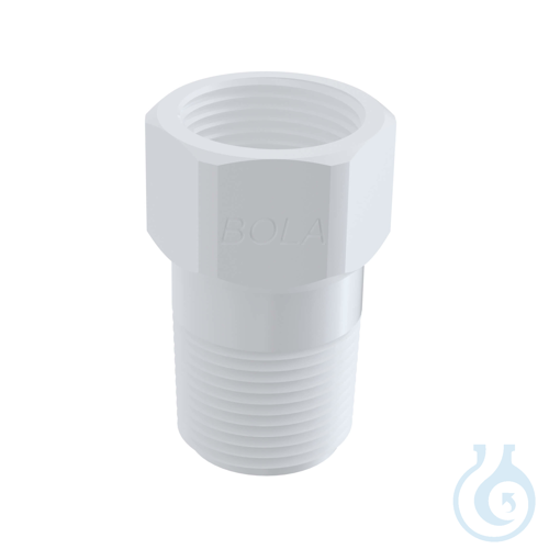BOLA Screw-In Fittings PG, NPT 1/2'' - PG 13,5 PTFE, 1x NPT1/2 male, 1x PG 13,5