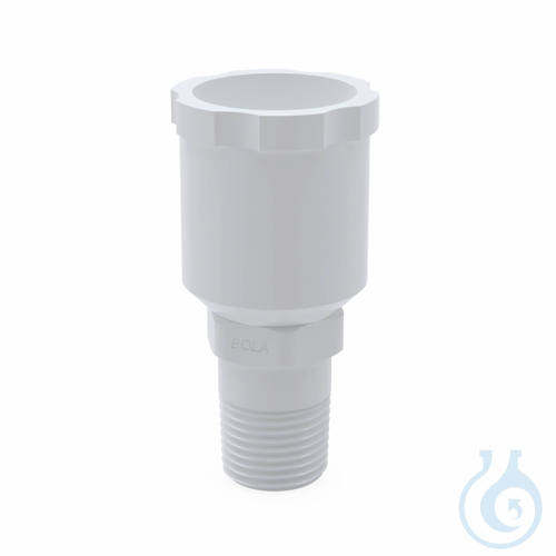 BOLA Screw In Connector with Ground Joint, NPT 1/2'' - NS 29/32 Male thread on