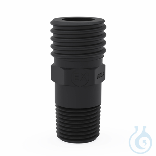 BOLA Screw In Fittings GL EX, NPT 1/2'' - GL 18 2 x Male Thread, SW 22