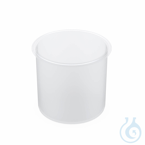 BOLA Flat Flange Vessels, NW 170/146 2400 ml made of PFA, flange with circular g