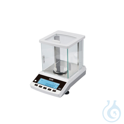 Analytical balance METRIA series PLUS, 220 g x 0.0001 g, external calibration