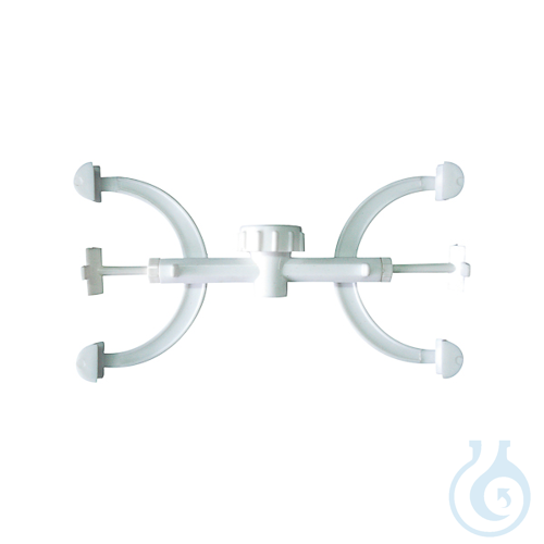 Burette clamp, Fisher type, polypropylene, single for 1 burette