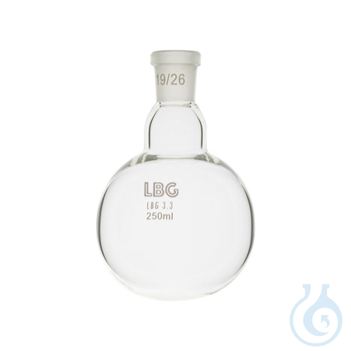 Boiling flask round bottom, LBG 3.3, mouth 14/23, 50 ml