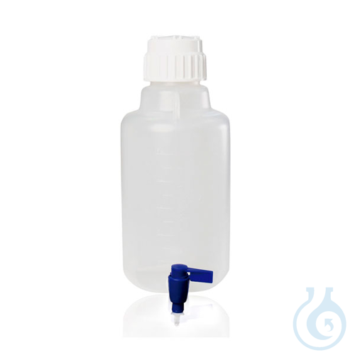 Autoclavable carboy with faucet, PP, 10 L