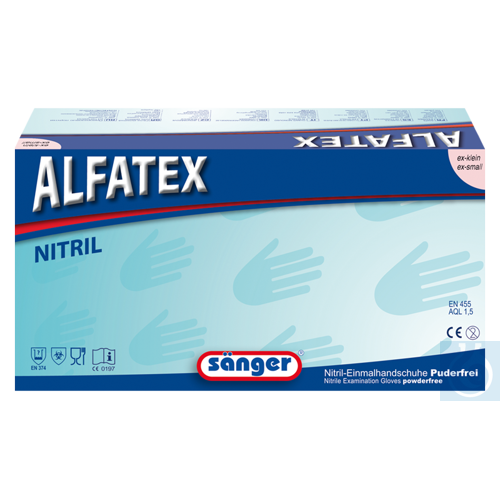 Disposable examination gloves, Medium, nitrile powder free, 100 pcs/dispenser