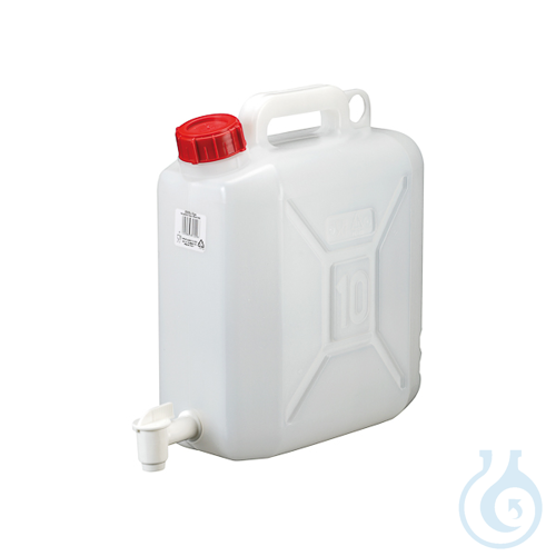 Drum with faucet, HDPE, 10 l