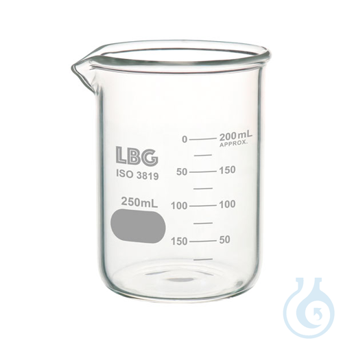 Beaker low form for heavy use, thick-walled, 4000 ml, 1 pc