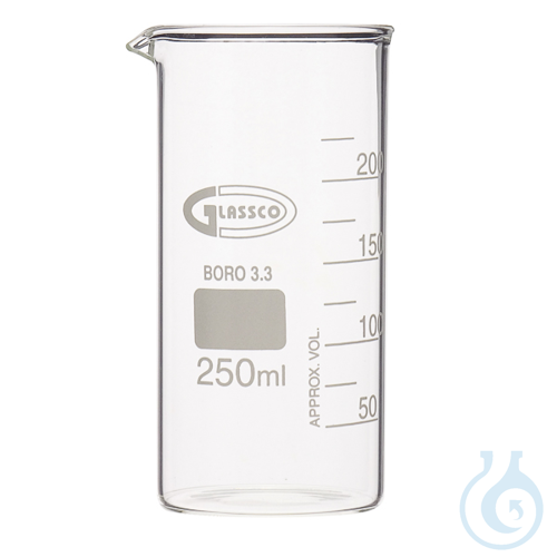 Beaker tall form, 100 ml, GLASSCO, 10 pcs.