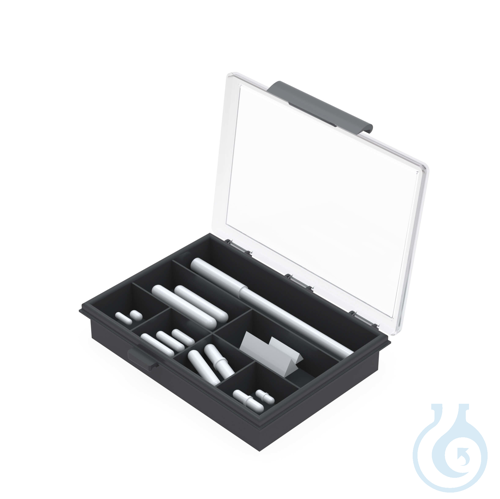 BOLA Magnetic Stirring Bar Set, 175 x 110 x 30 mm consist of: cylindrical 10x6,