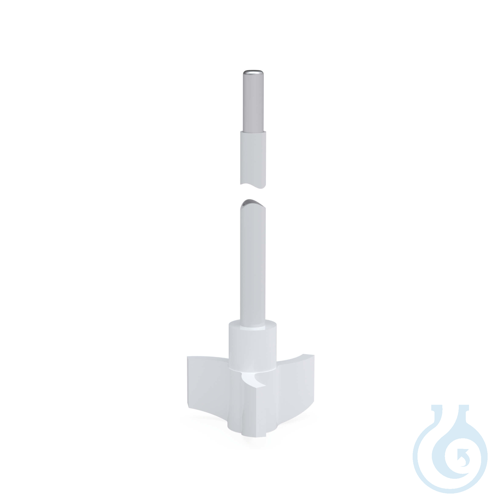 BOLA Impeller Stirrer Shafts, L 800 mm, Ø 10 mm, a Ø 150 mm PTFE-coated Stainles