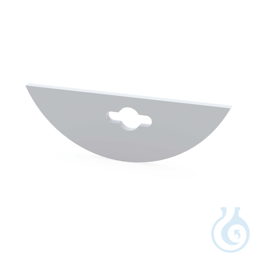 BOLA Moon-Shaped Stirrer Blades, 125x35x3mm Ø 12,5mm 2000ml PTFE double long-gro