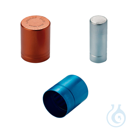 Test tube caps, Labocap, 12/13, blue, 10 pcs