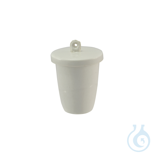 Melting crucible high form with lid, 50 ml, 6 pcs