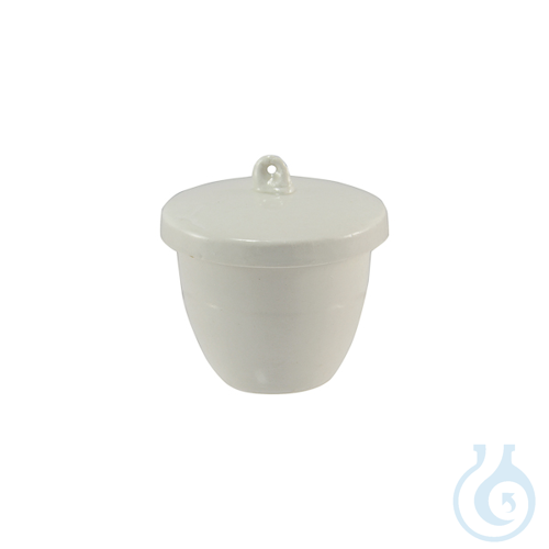 Melting crucible medium form with lid, 20 ml, 6 pcs