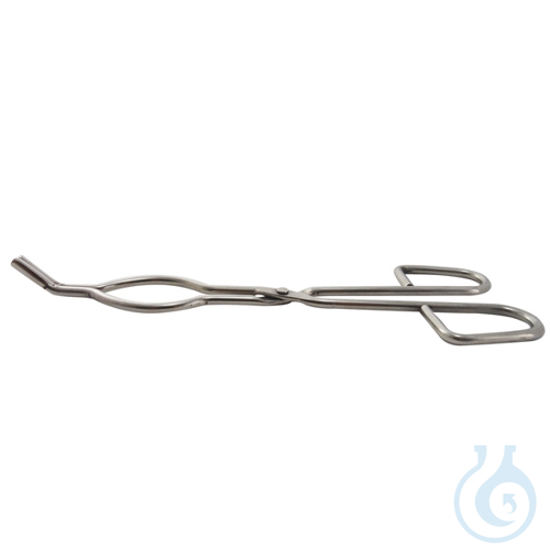 Crucible tongs, medium bow, stainless steel, l=400 mm, 2 pcs