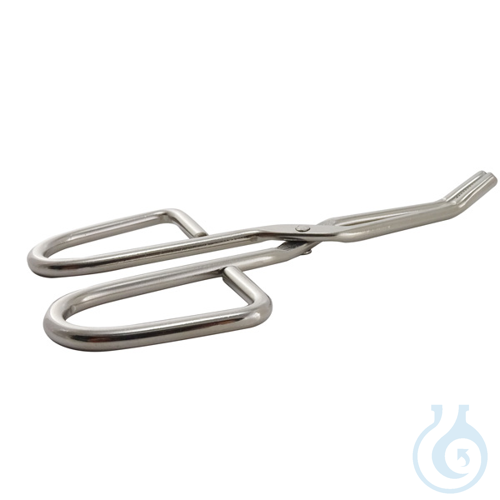 Crucible tongs, straight, stainless steel, l=300 mm, 2 pcs