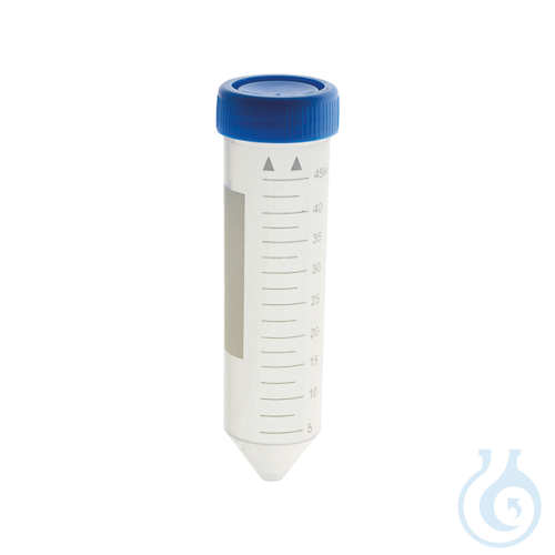 Graduated Centrifuge tubes with screw cap, 50 ml, PP, 50 pcs