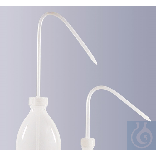 Screw cap with spray tube for wash bottles, LDPE, GL 28