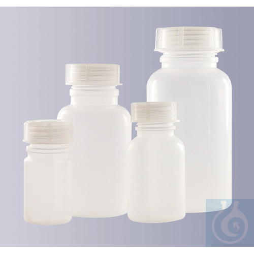 Wide neck bottle, PP, round, natural, without closure, GL 50, 500 ml