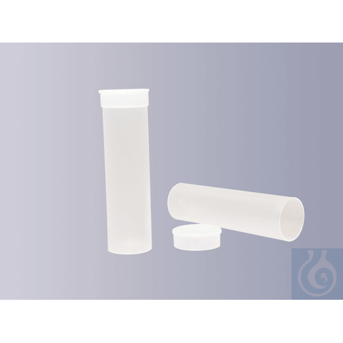 Specimen tube with cap, made of PP, 60 ml, D 31 x H 110 mm