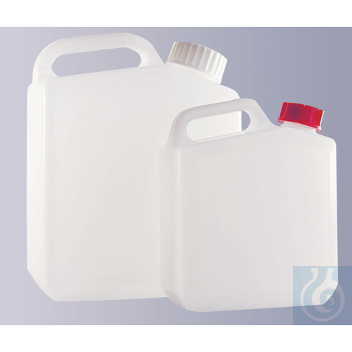 Jerrycan, HDPE, natural, complete with screw cap, GL 28, 1000 ml