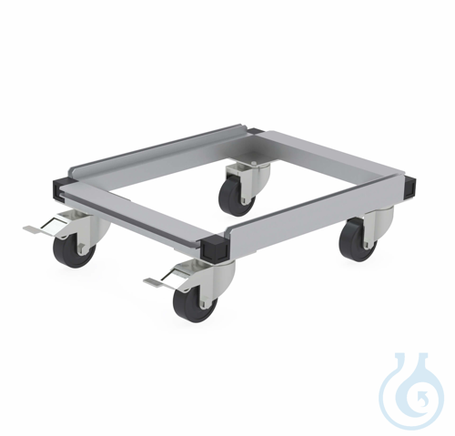 BOLA Trolley for collecting trays, L 323 x B 245 x H 99 mm made of aluminium, wi