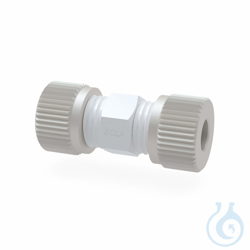 BOLA Tube Fittings, Ø 8 mm PTFE, nut made of glass-fibre reinforced PTFE