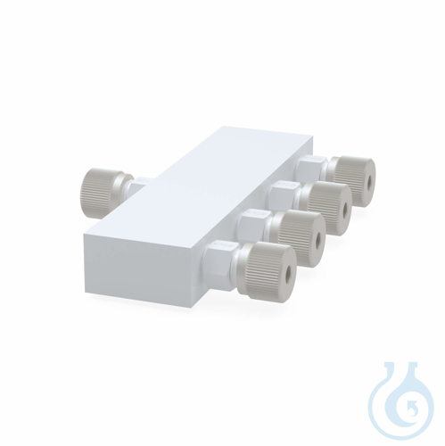 BOLA Distributors, 1x Ø 4 mm 4x Ø 4 mm PTFE, glass-fibre reinforced PTFE nut