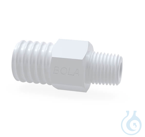 BOLA GL-Screw-in Tube Fittings, GL 25, Ø 12 mm, NPT 1/2'' Opening of the spanner