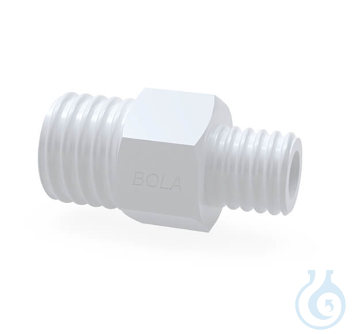 BOLA Thread Adaptor GL, GL 25 / GL 45 Ø 14,5 mm PTFE, 2 x Male Thread