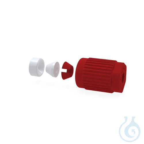 BOLA Laboratory Screw Joints, GL 18 Ø 3,2 mm PTFE inner parts, ETFE cap