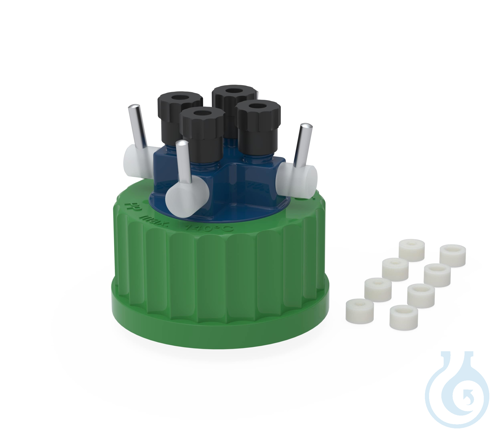BOLA HPLC-Distributors for Bottles with Stopcocks, GL 45, 4x Ø 1,6-2 mm / 2,1-4