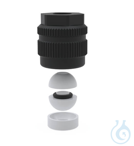BOLA Swivelling screw fitting, GL 25, a Ø 9,52 mm, max. 9° PPS cap, inner parts