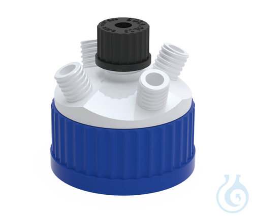 BOLA Distributors for Reaction Vessels (R), GLS 80, 4x GL 18, 1x GL 25 Screw cap