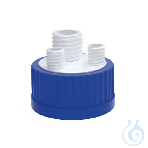 BOLA Multiple Distributors for Bottles, GLS 80, 2x GL 18, 1x GL 32 made of PTFE,