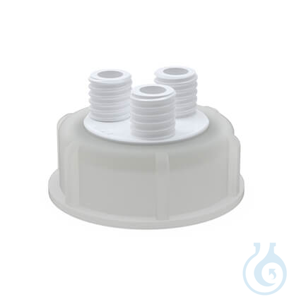 BOLA Distributors for Canisters, S 65, 3x GL 18 made of PTFE, screw cap made of