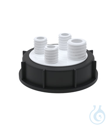 BOLA Distributors for Canisters, S 90, 3x GL 18, 1x GL 25 made of PTFE, screw ca