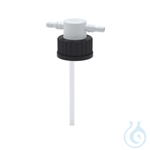 BOLA Vacuum Trap, GL 45, Ø 9 / 12 mm PTFE Distributor Body with 2 Hose connector
