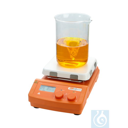 sunlab® Digitaler Magnetrührer mit Heizung bis 550°C, 20 Ltr, 1500 UpM
