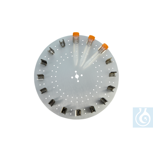 sunlab® Teller mit Klammern 8 x für 50 ml Röhrchen