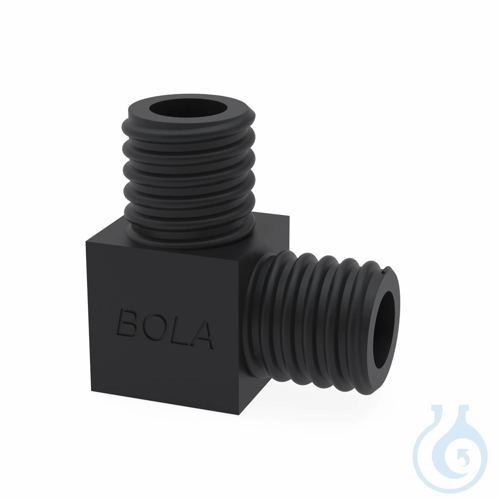 BOLA GL Tube Fitting Elbow EX, GL 18 Ø 10,5 mm made of conductive PTFE-EX