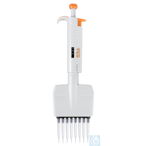 sunlab® Mikroliterpipette, 8-Kanal, mechanisch, 5-50 µl