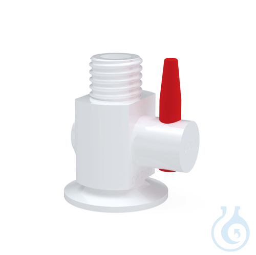 BOLA Tri-Clamp GL-Stopcocks, DN 08, Ø 8 mm 2-Way-Stopcock with straight bore 6 m