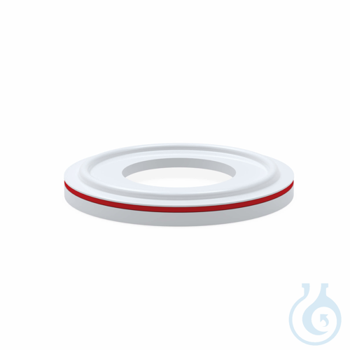 BOLA Tri-Clamp Gaskets, DN 25, aØ 50,5 mm, iØ 26 mm Double-sided, elastic PTFE s