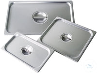 Flat lid BF122, 530 x 325 mm, stainless
