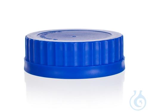 Screw Cap, with PP-Cap and Ring (blue) GL 80 91800002271, 10/PK